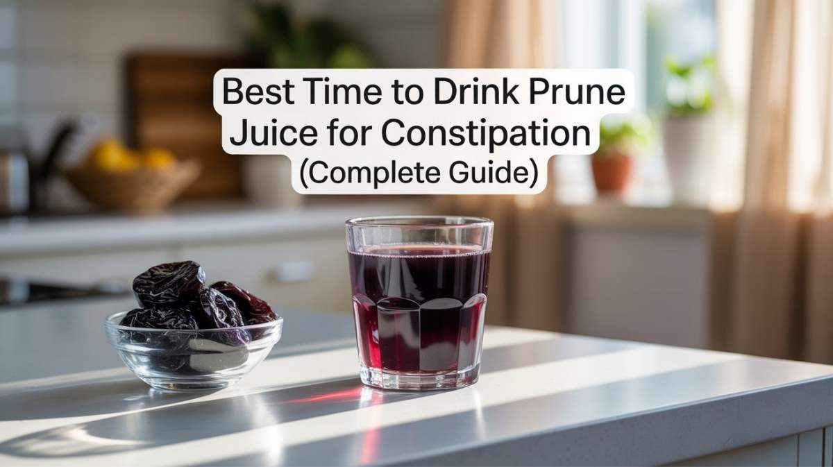 Best Time to Drink Prune Juice for Constipation (Complete Guide) - Best Time to Drink Prune Juice for Constipation (