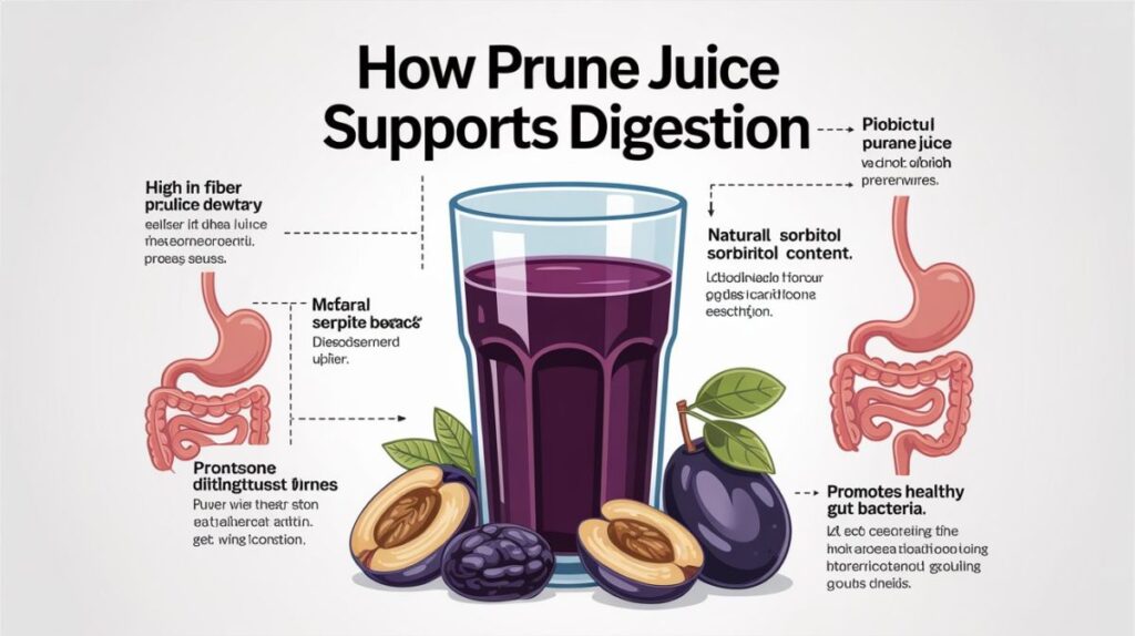 How Prune Juice Supports Digestion