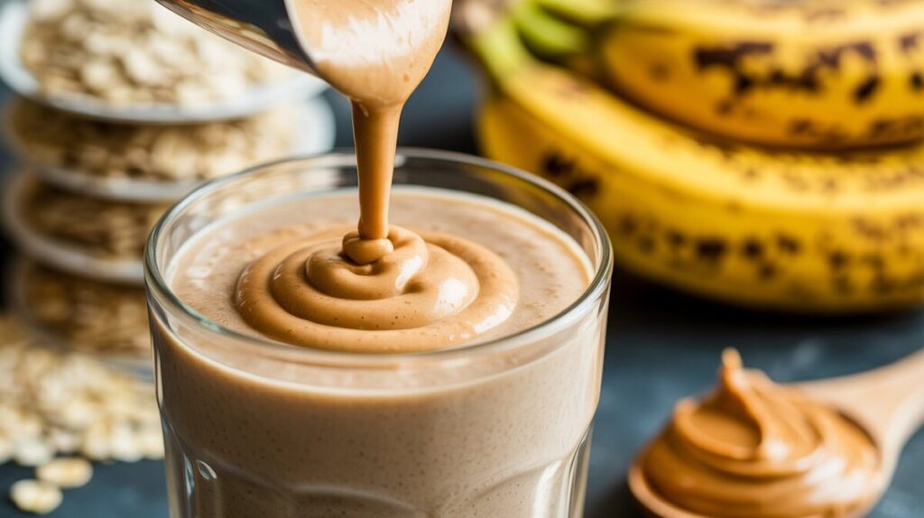 The Ultimate Bulk-Up Banana & Oat Smoothie - Healthy Smoothies for Weight Gain