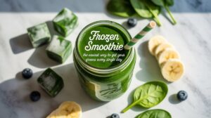 Frozen Spinach Smoothie The Easiest Way to Get Your Greens Every Single Day - Frozen Spinach Smoothie