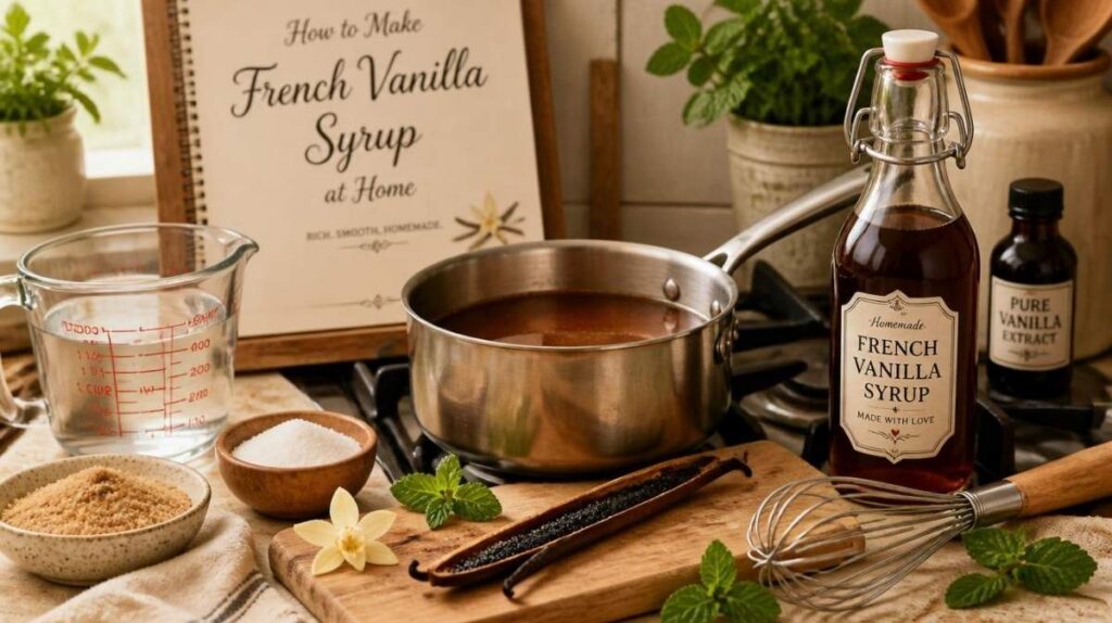 How to Make French Vanilla Syrup at Home - French Vanilla Syrup