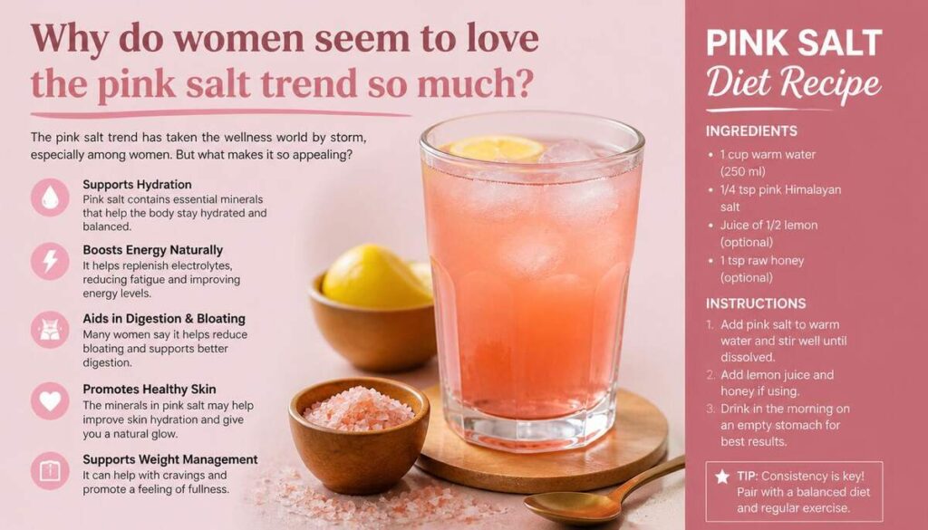Why do women seem to love the pink salt trend so much